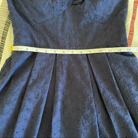 Lilly Pulitzer Cyndi Fit & Flare Navy Dress - Picture 11 of 12